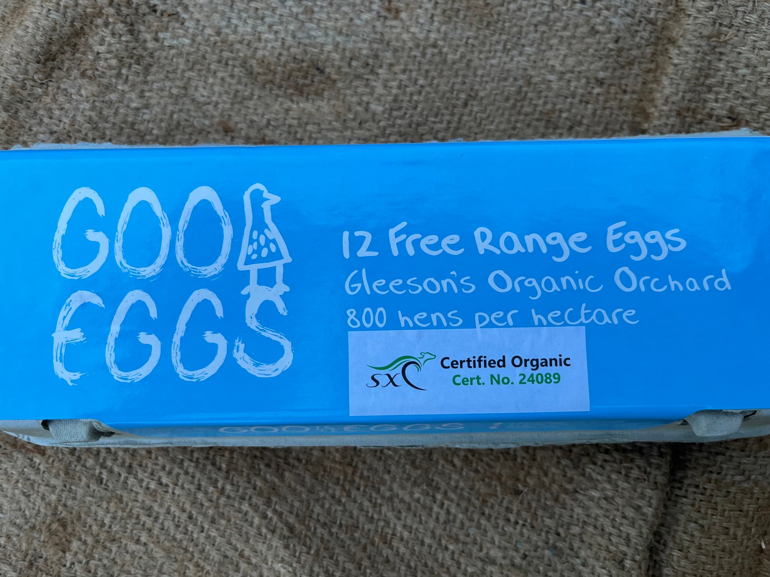 Gleesons Organic Eggs 700g